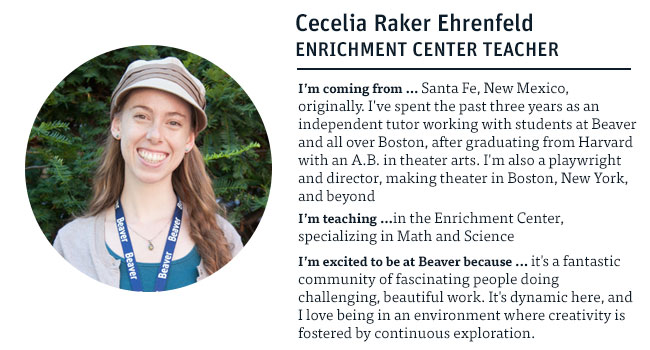 Picture of Cecelia Raker Ehrnfeld: Enrichment Center Teacher. Click article title to read more.
