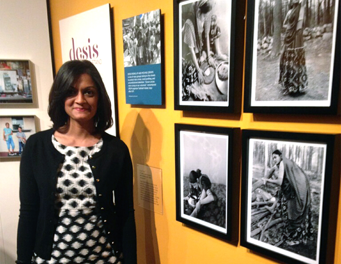 Sejal Patel's work at the Smithsonian exhibit "Beyond Bollywood"