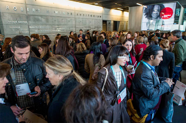 networking and great conversation between “talks” at TedWomen 2013