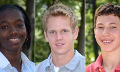 Kaila Durate '13, Danny Getz '13, and Josh Berland '14