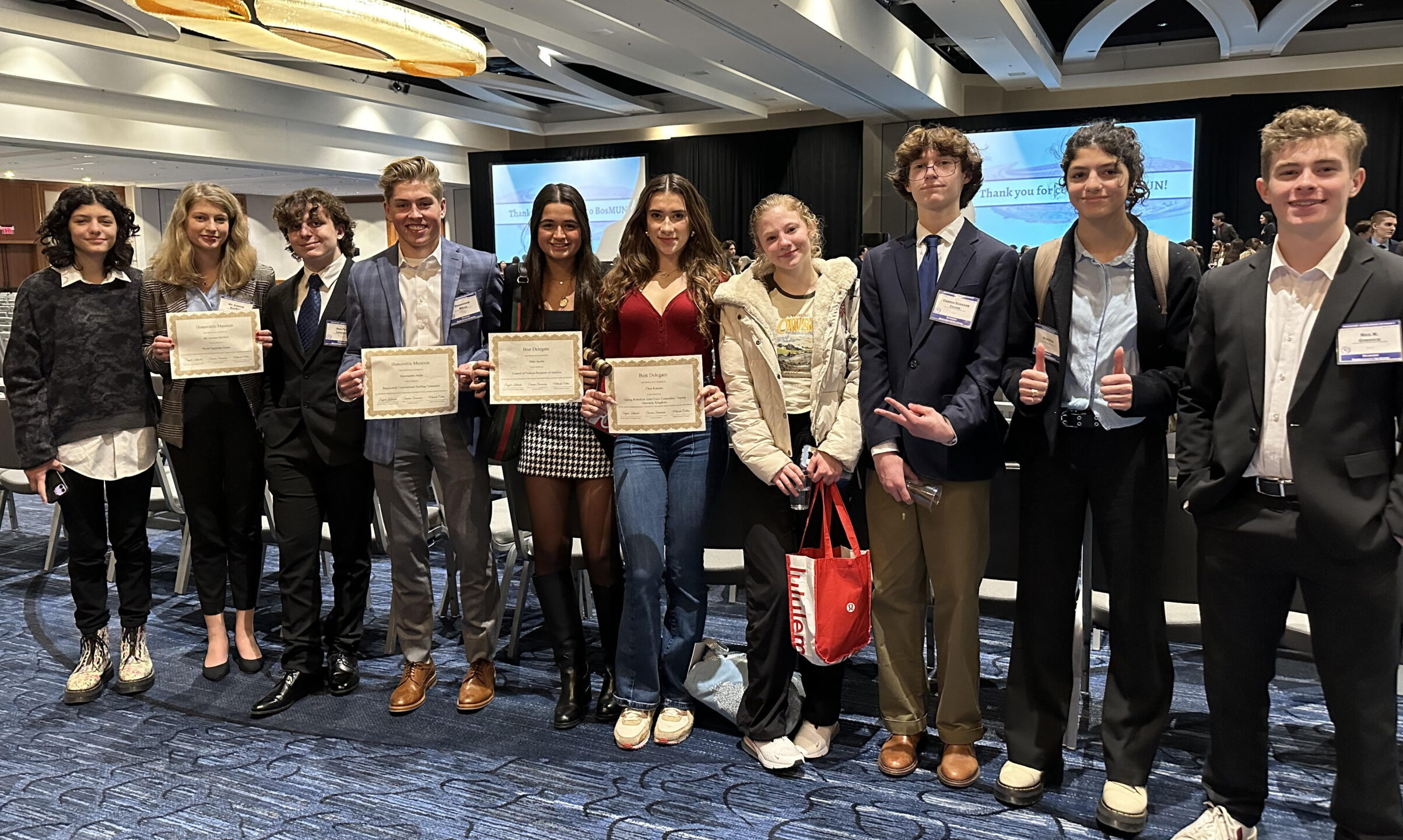 Beaver Model UN attends BosMUN - Beaver Country Day School