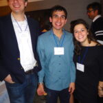 Fletcher Wortmann '05, Josh Jick '08, and Adina Jick '10