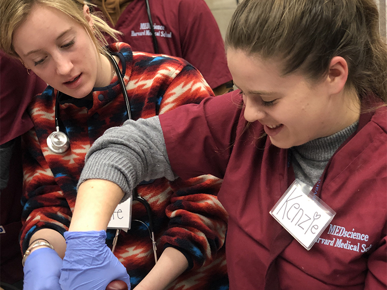 Students at Harvard Medical School