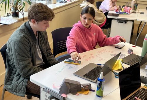 Math students create pop-up toys