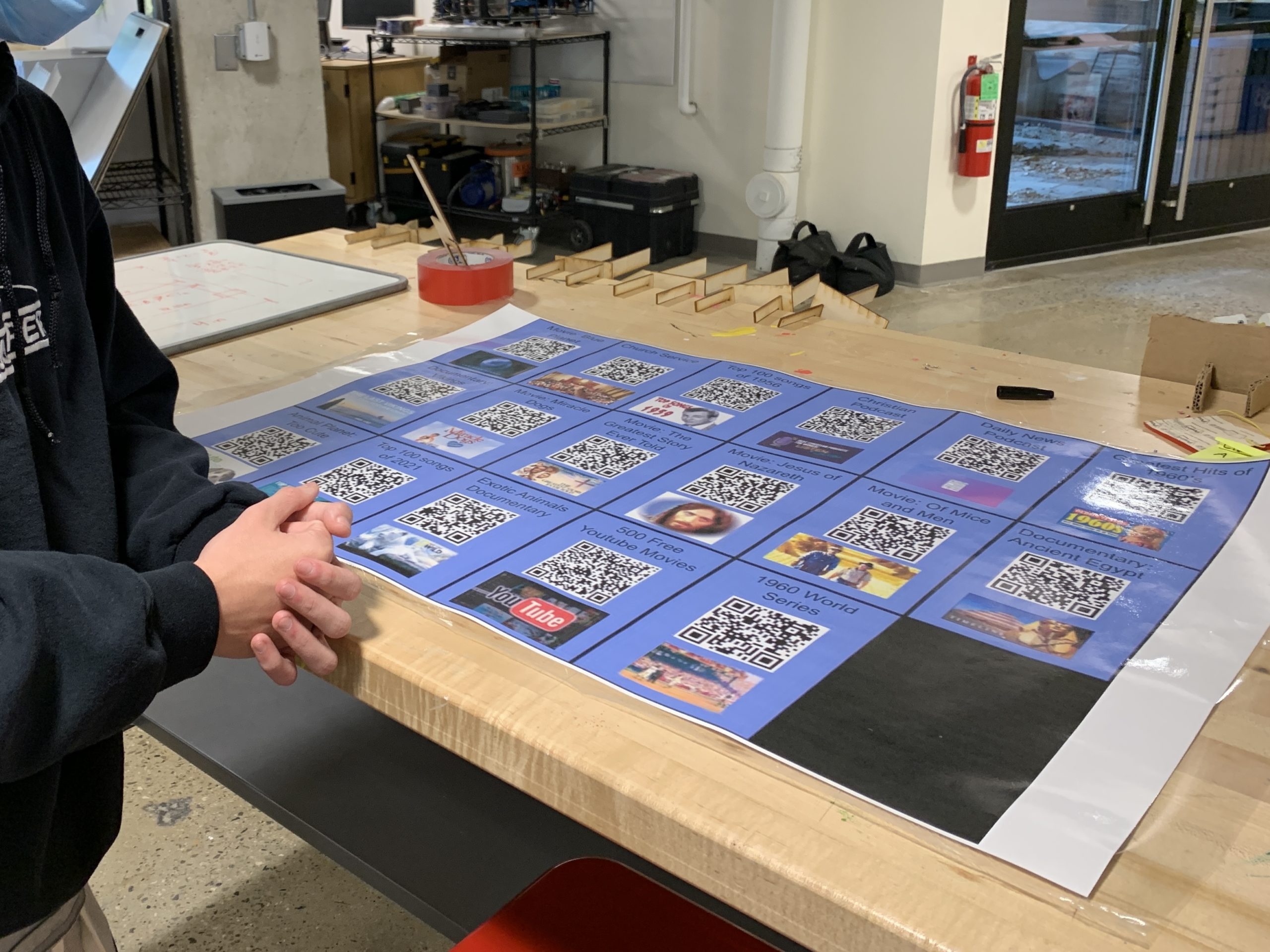QR code and internet guide