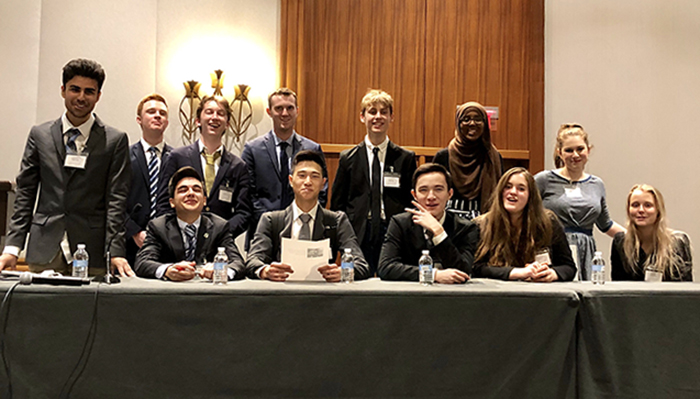 Beaver Students at BosMUN