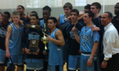 Boys' Varsity Basketball Celebrates Their EIL Tournament Championship