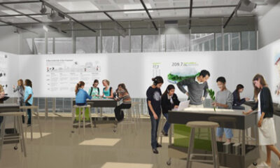 Rendering of new classroom.