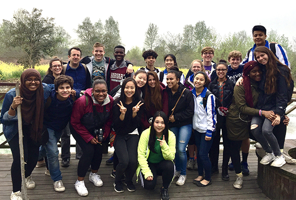 Group photo of the students