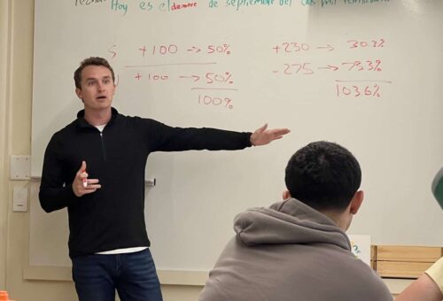 Socio-Economics of Sports: Students hear from sports betting expert