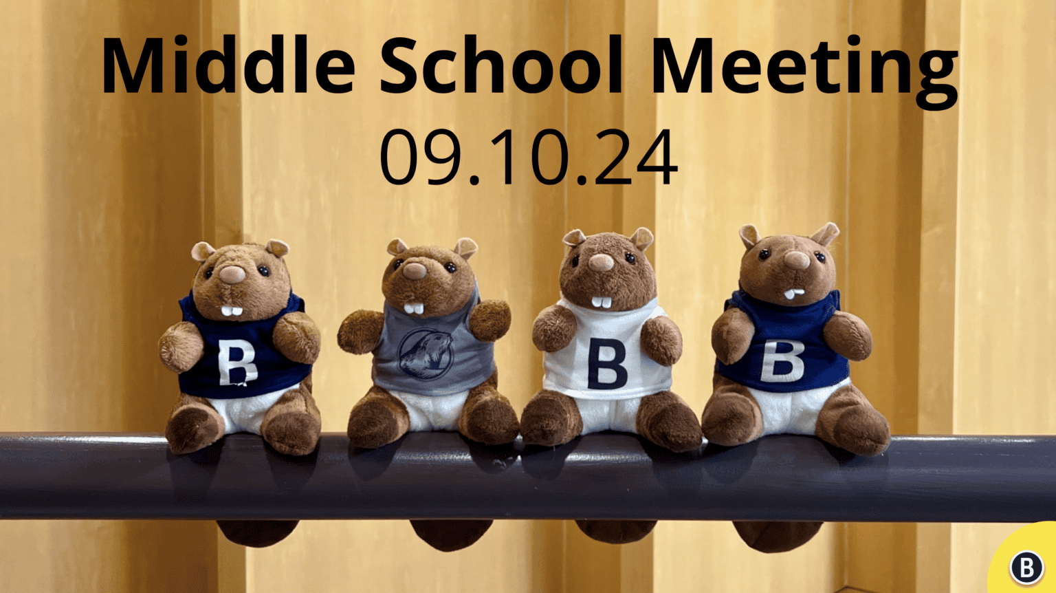 MS Minutes 09.10.24 Beaver Country Day School