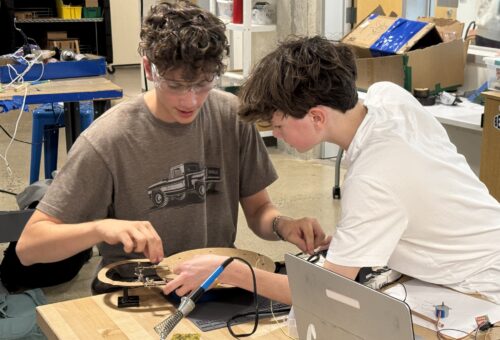 Physics Applications: Students engineer carnival games