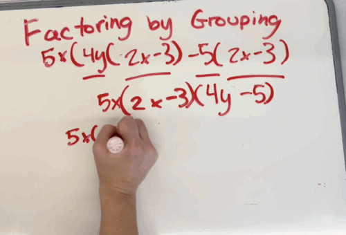 Students get behind the camera to teach factoring in Integrated Math 2