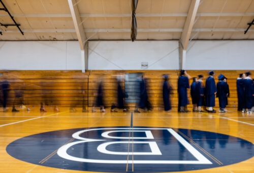 Beaver students at commencement