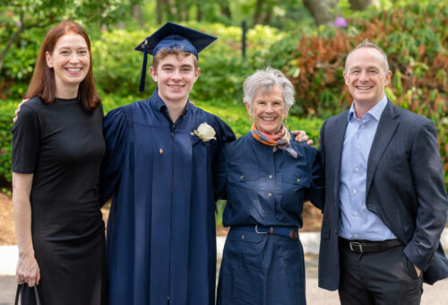 Beaver students at commencement